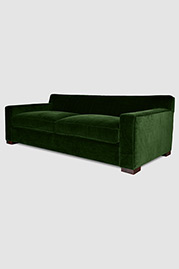 Bobby sofa in Cannes Sage velvet fabric