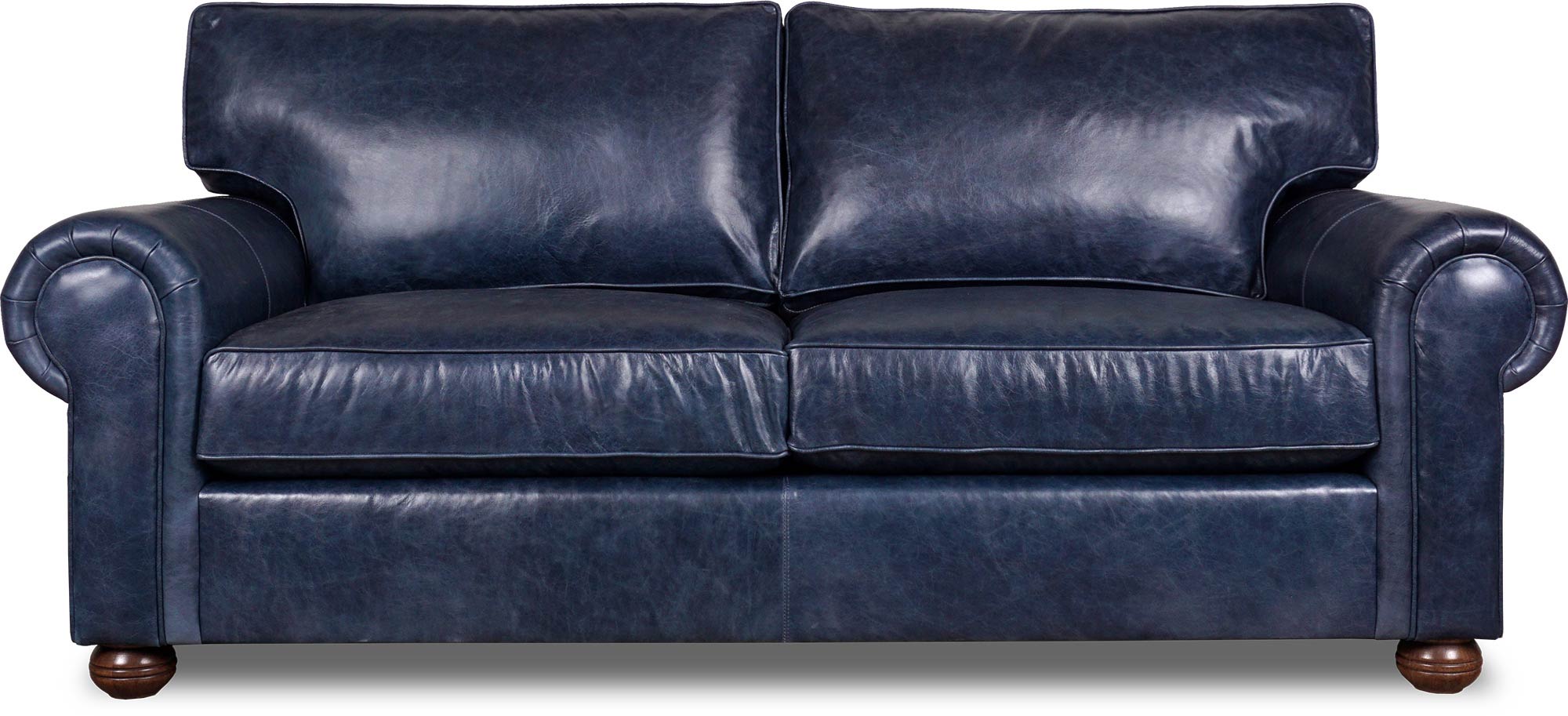 82 Lou sofa in Caprieze Denim Style blue leather