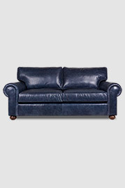 82 Lou sofa in Caprieze Denim Style natural blue leather