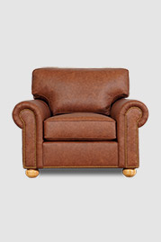 44 Lou armchair in Cheyenne Stirrup performance leather