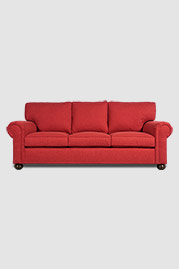 88 Lou sofa in Hartwell Jasper red performance fabric