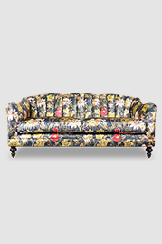81 Carla sofa in floral velvet