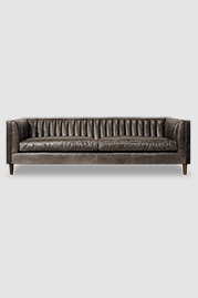 Harley sofa in Brompton Wolf leather