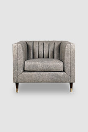 Harley armchair in Cheyenne Southern Sky performance leather