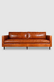 100 Natalie sofa in Echo Cognac full-aniline leather