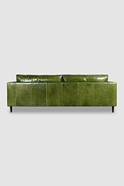 100 Natalie sofa in Mont Blanc Evergreen green leather