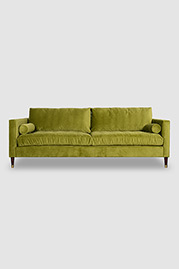 93 Natalie sofa in Cannes Midori green velvet