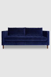 79 Natalie sofa in Cannes Lapis blue velvet