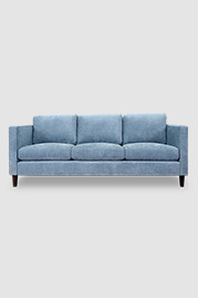 86 Natalie sofa in Jay Dawn blue performance fabric