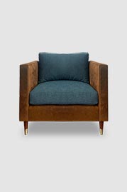 Natalie chair in Burnham Sycamore and Varick Aegean
