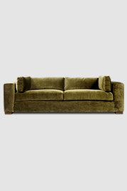 98 Chad sofa in Como Olive green velvet
