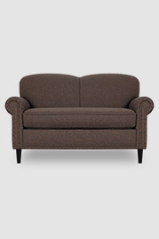 Bunny sleeper sofa in Ludlow Walnut brown fabric