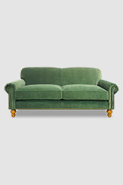 80 Bunny sofa in Porto Lichen green velvet