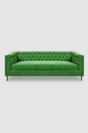Dot sofa in Porto Online Lime green velvet