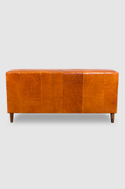 68 Sport sofa in Echo Cognac leather with bench cushion