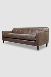 86 Sport sofa in Untouchable Grey Trend performance leather