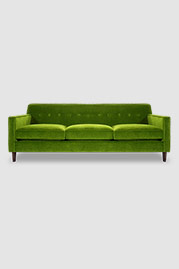 92 Sport sofa in Cannes Leafy green velvet