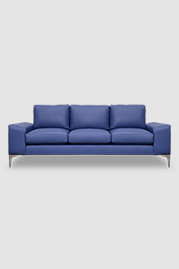 91 Cricket sofa in Colours Burst of Blue leather