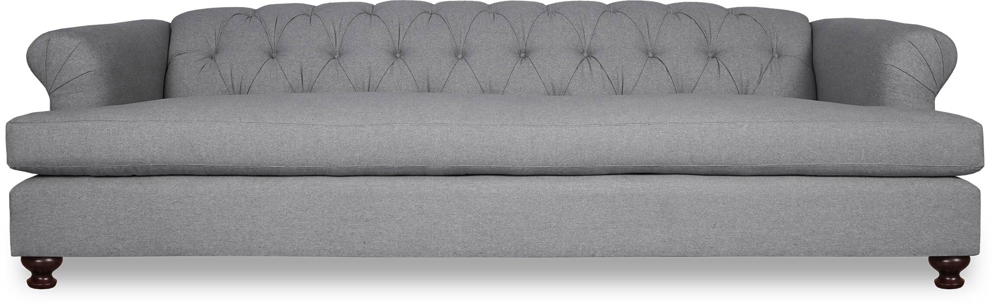 102 Poodles sofa in Greenwich Chrome stain-proof fabric