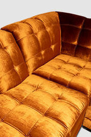 Freddie modular sectional in Prince Tiger Eye