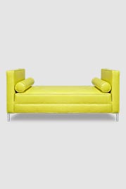 65 Poppy bench in Bellissimo Giallo leather