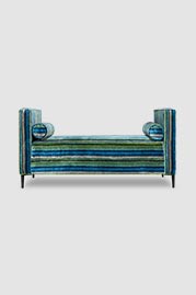 Poppy bench in custom fabric
