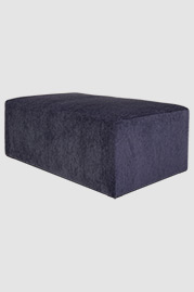 54x30 Blockhead ottoman in Ridges Fleet 304