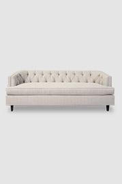 88 Olympia sleeper sofa in Huron Jute houndstooth performance fabric