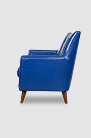 58 Gogo sofa in Delaware Baltic blue leather