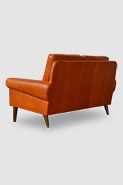 The Professor 58 sofa in Cortina Brandy 2677 leather