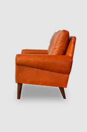 The Professor 58 sofa in Cortina Brandy 2677 leather