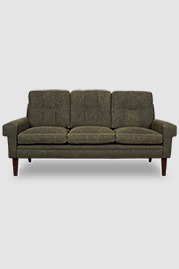 76 The Professor sofa in Martexin Original Wax Olive 10.10 oz Army Duck