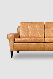 The Professor sofa in Wild West Creek Bed leather