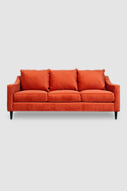 79 Scottie sofa in Thompson Persimmon velvet