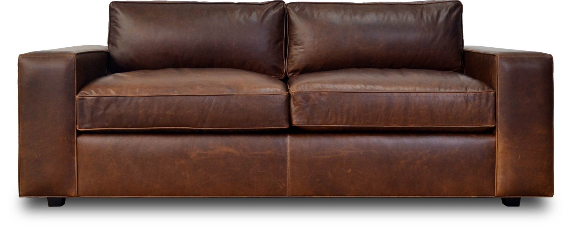 85 Jasper sofa in Berkshire Bourbon brown leather