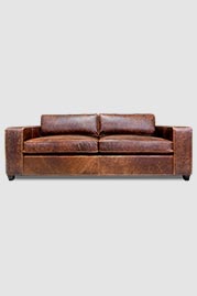 98 Jasper sofa in Yuma Totem brown leather