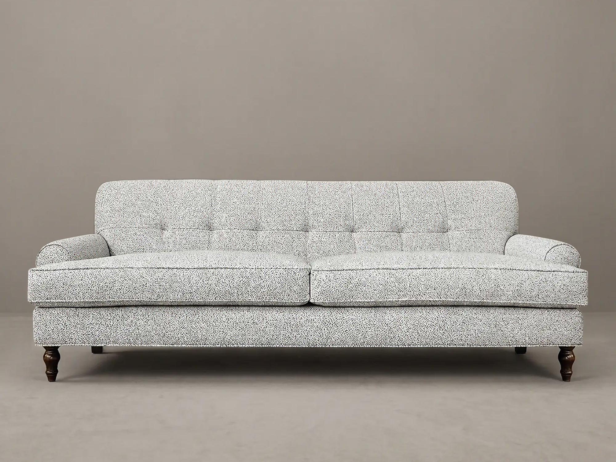 98 Puddin sofa in Cortlandt Dalmation