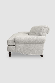 98 Puddin sofa in Cortlandt Dalmation performance fabric