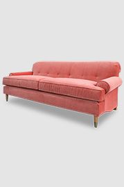 80 Puddin sofa in Como Coral velvet