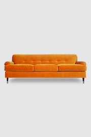 92 Puddin sofa in Como Butternut velvet