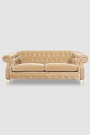 85 Cecil sofa in Nevada Ecru mohair