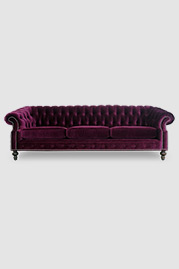 Cecil sofa in Como Bergamot velvet