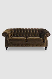 80 Cecil sofa in Como Olive green velvet