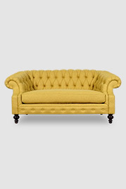 74 Cecil sofa in Perry Wool Mustard fabric