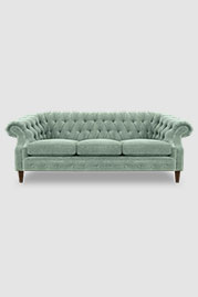 91 Cecil sofa in Cannes Silver Sage velvet