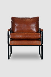 Weldon chair in Bellissimo Caramello leather