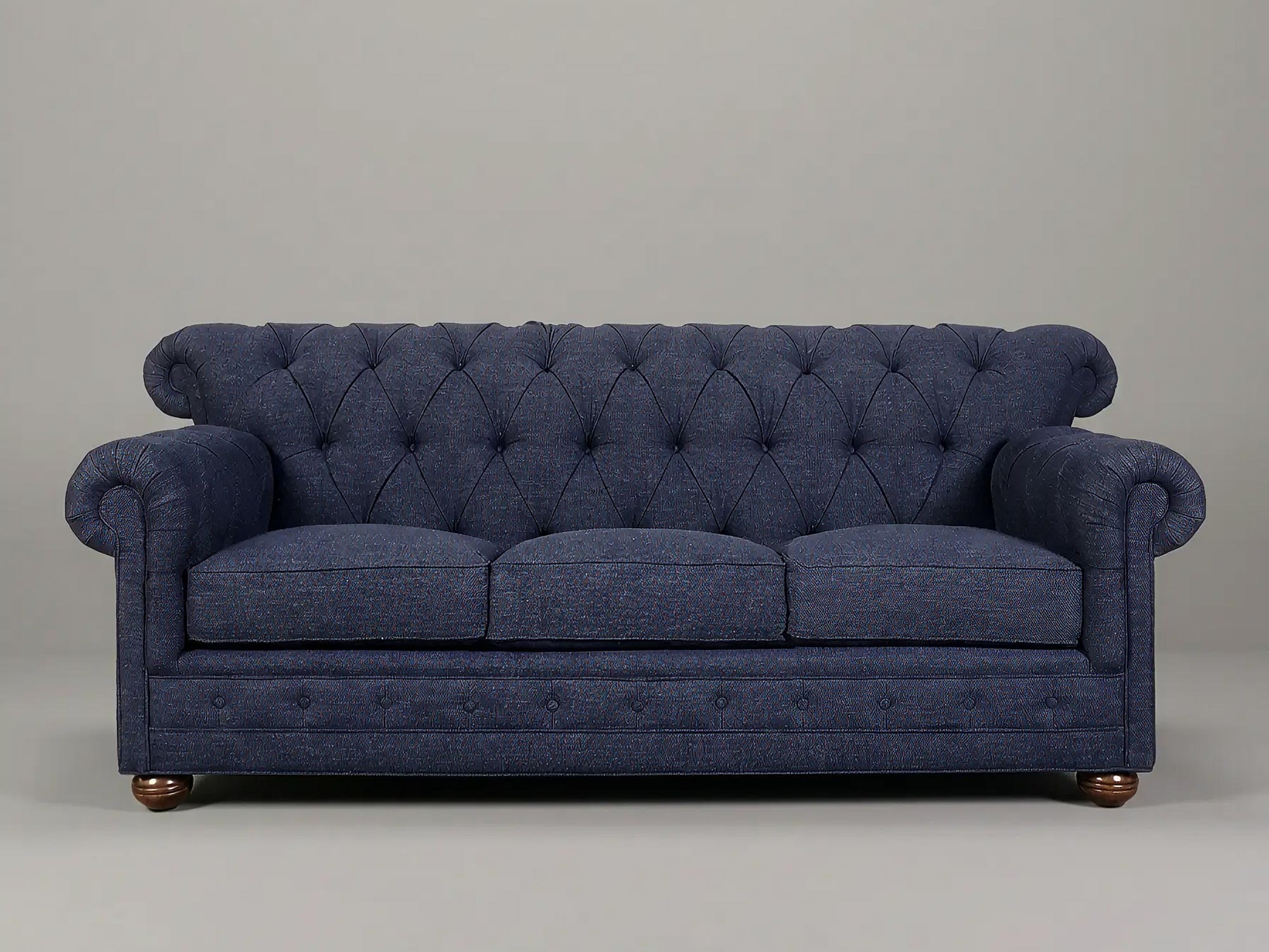 96 Sylvester sofa in Varick Indigo fabric