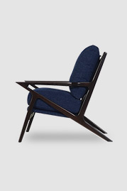 Benson chair in Varick Indigo fabric