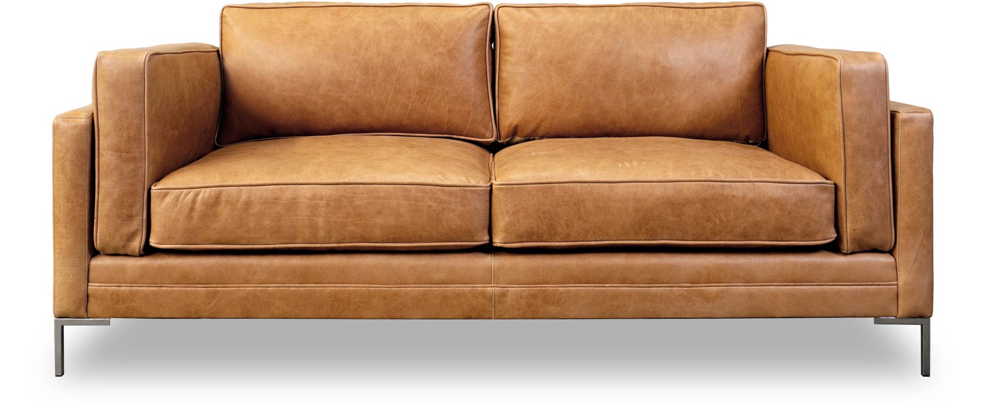 Coach Block Cushion Modern Sofa Roger Chris Custom Sofas