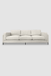 109 Coach sofa in Varick Cloud linen performance fabric